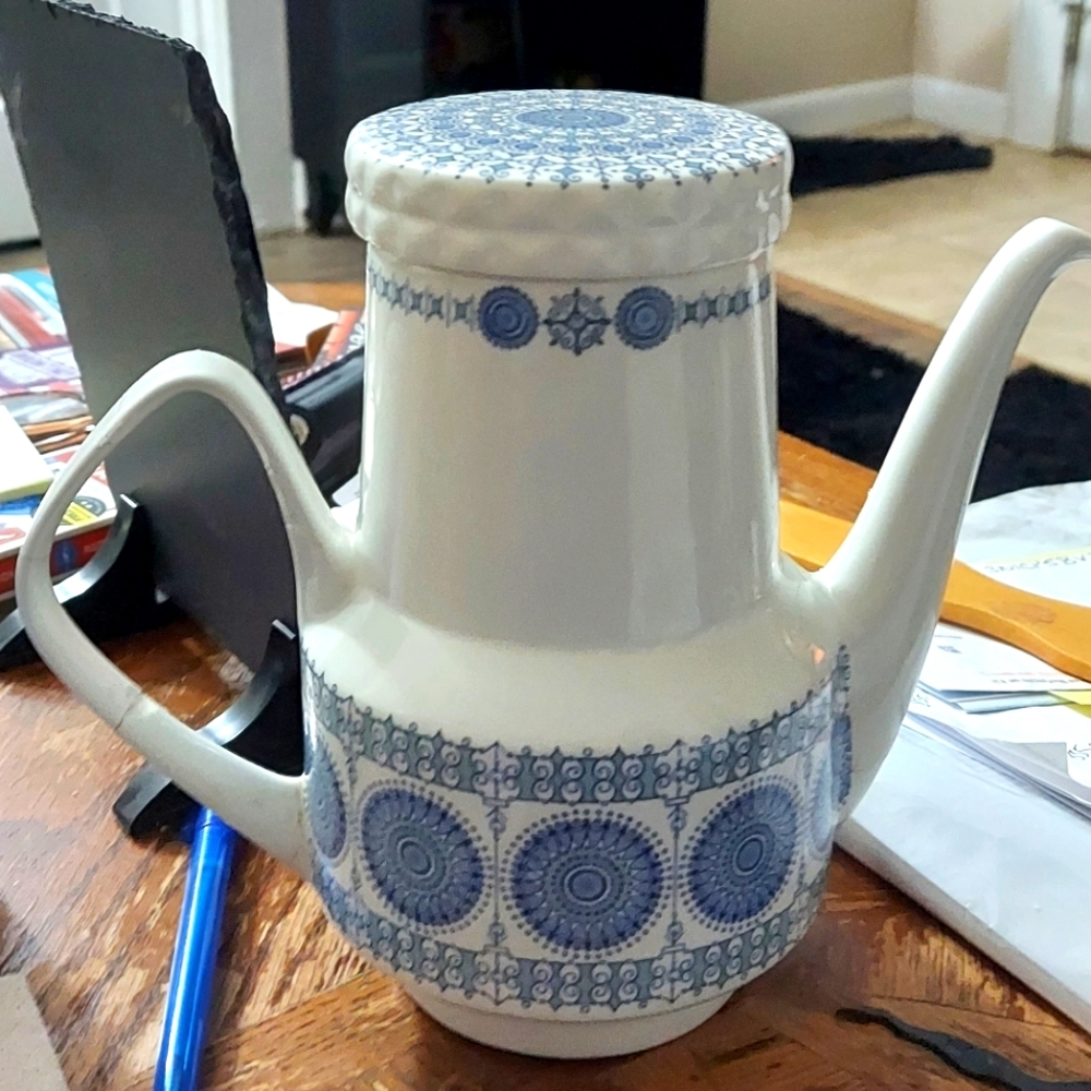 Antique Pontesa Ironstone China teapot made in Spain!